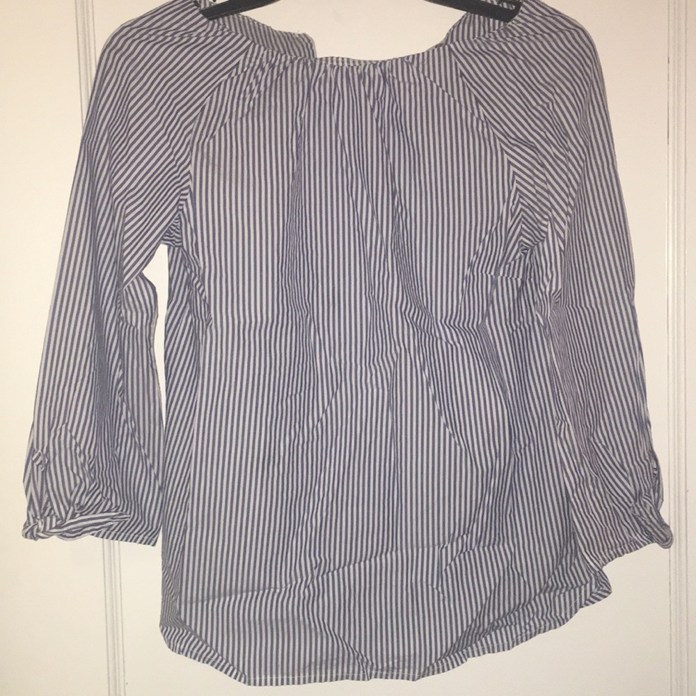 striped crewcuts blouse